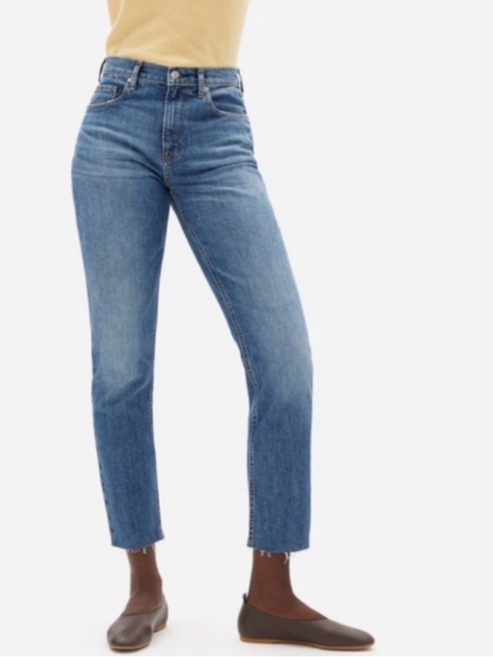 Everlane the Cheeky Jean High-Rise Ankle Straight Women's Jeans - Regular Hem